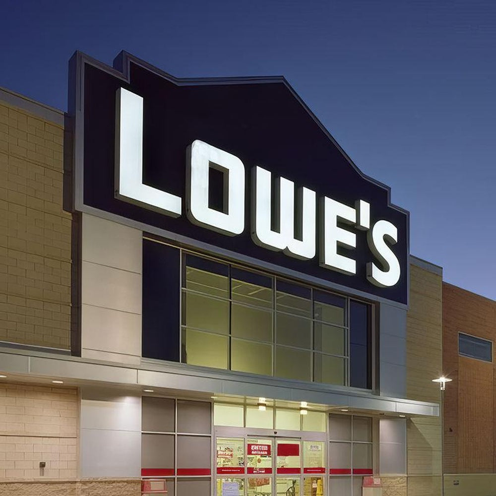 Lowes 3D Frontlit Letters Metal Led Sign