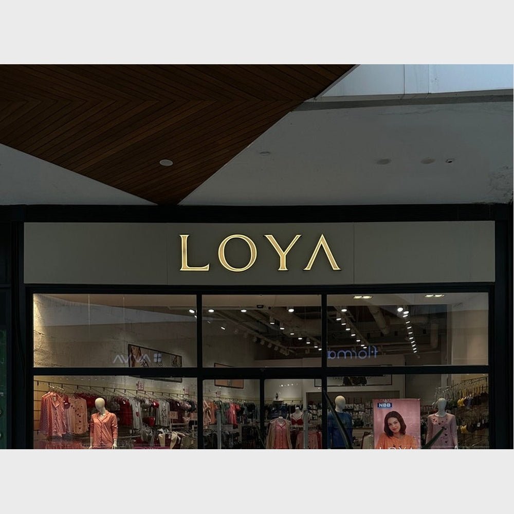Loya 3D Frontlit Channel Letters Led Light Sign - Shineneon