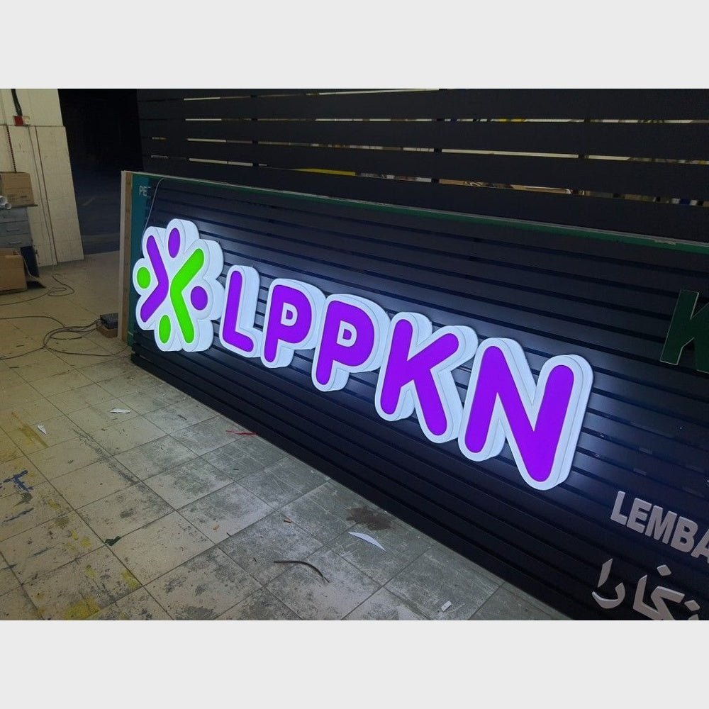 Lppkn 3D Frontlit And Backlit Channel Letter Led Light Sign - Shineneon