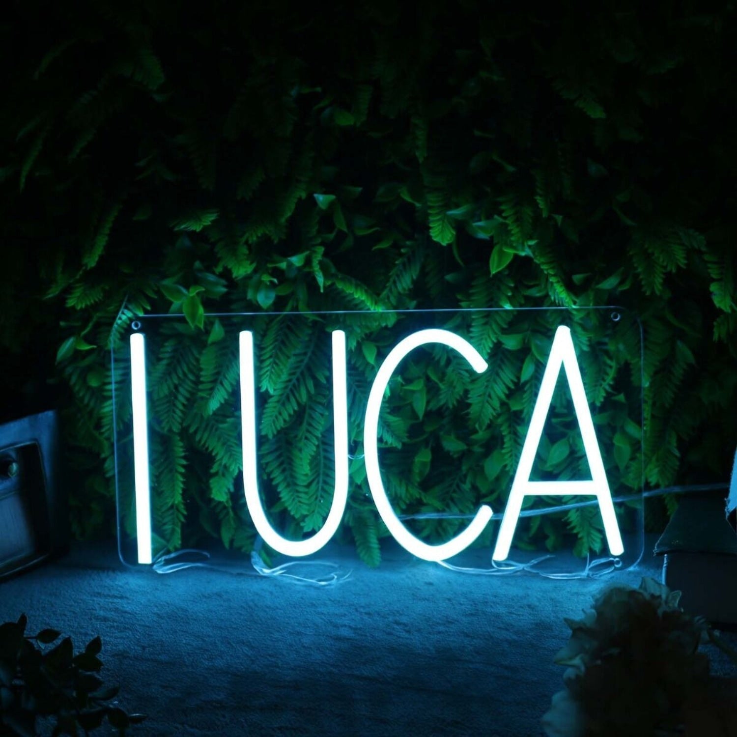 Luca Blue Led Neon Sign - Shineneon