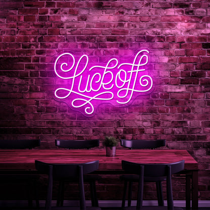Luck Off By Joanna Behar Aesthetic Neon Signs - Shineneon