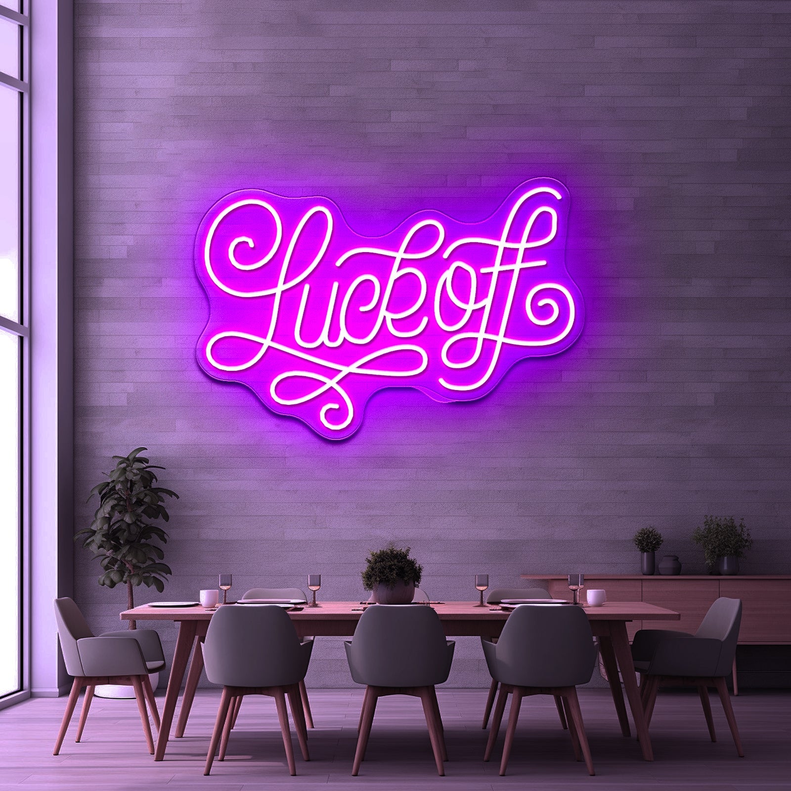 Luck Off By Joanna Behar Aesthetic Neon Signs - Shineneon