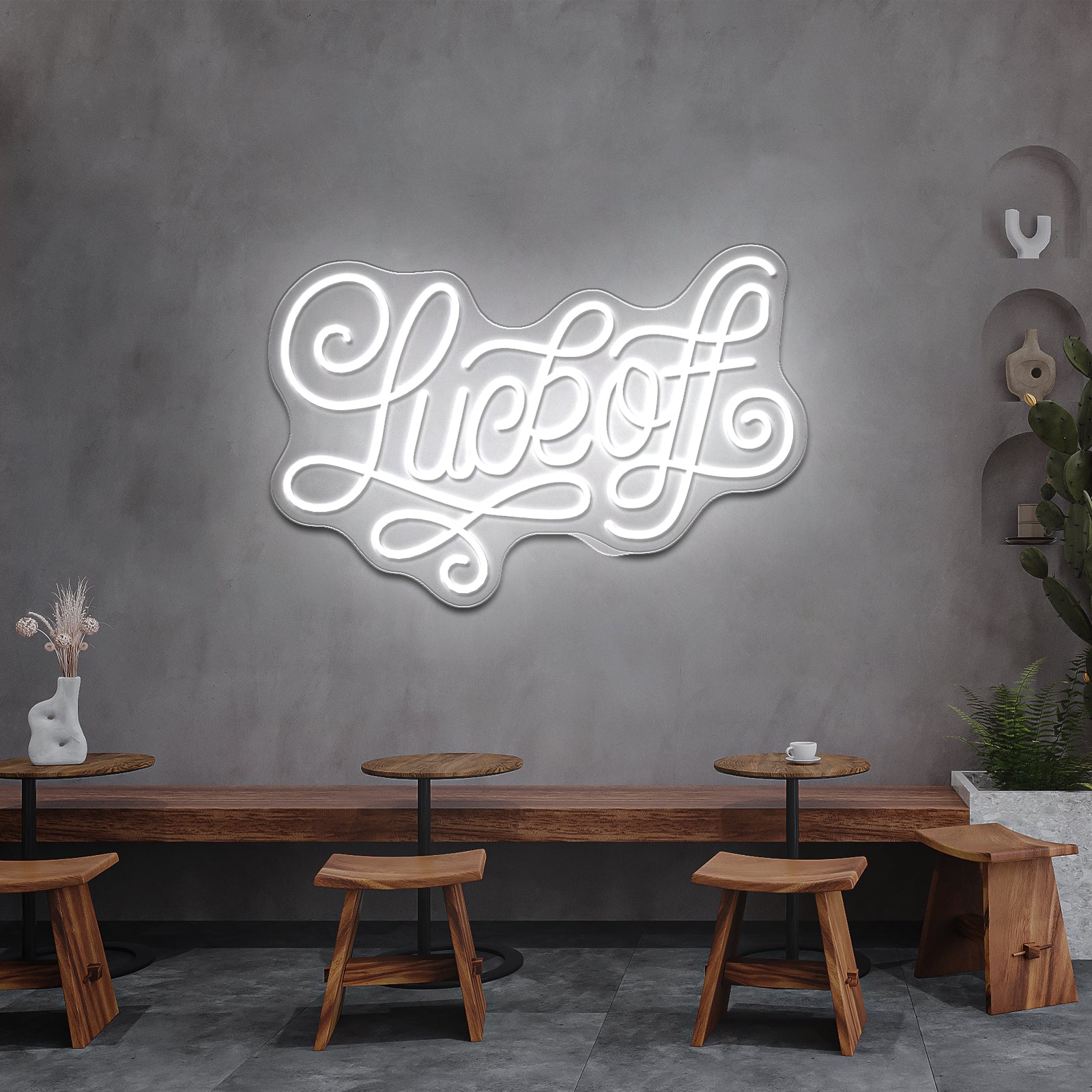 Luck Off By Joanna Behar Aesthetic Neon Signs