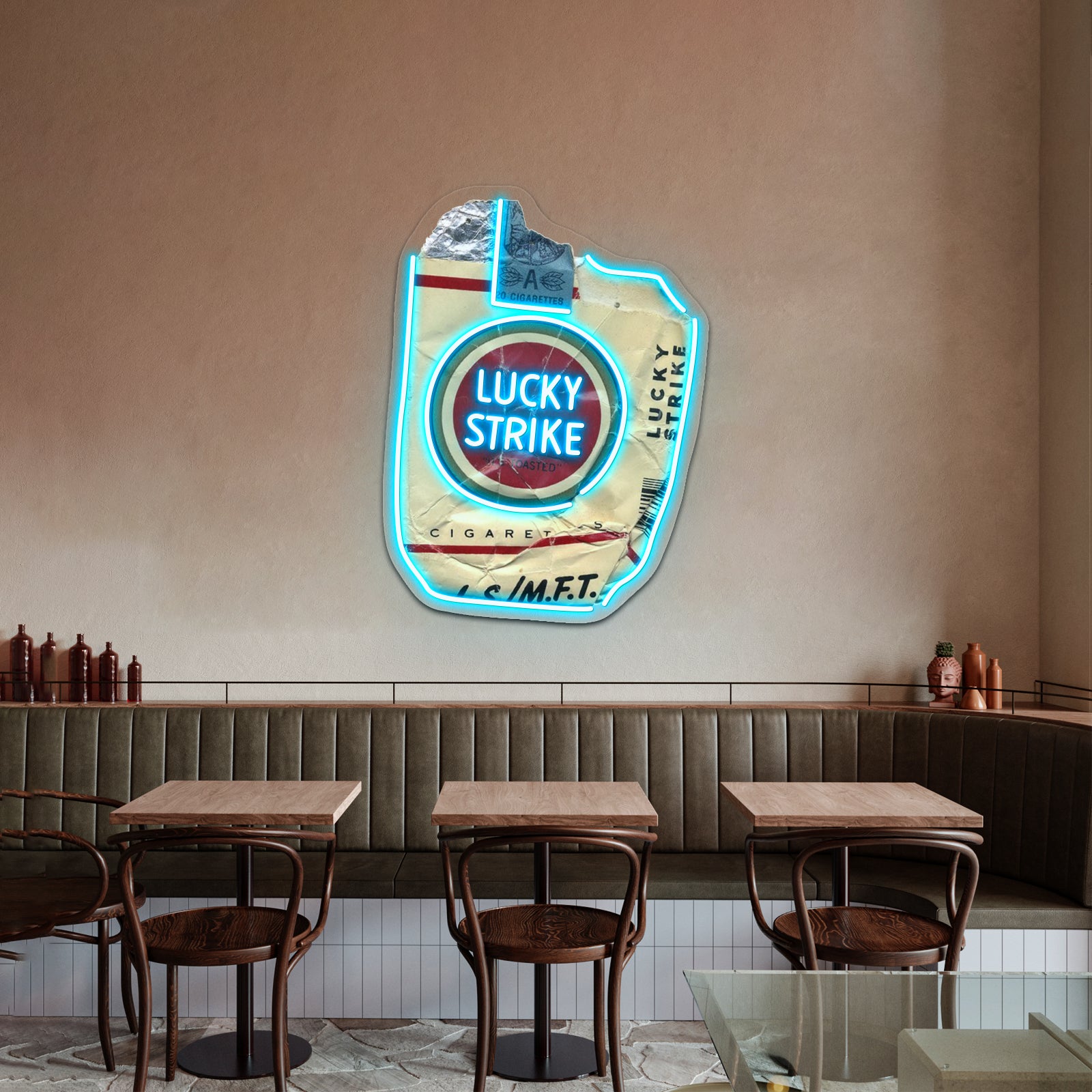 Luckies Lucky Strike Artwork Led Neon | Shineneon