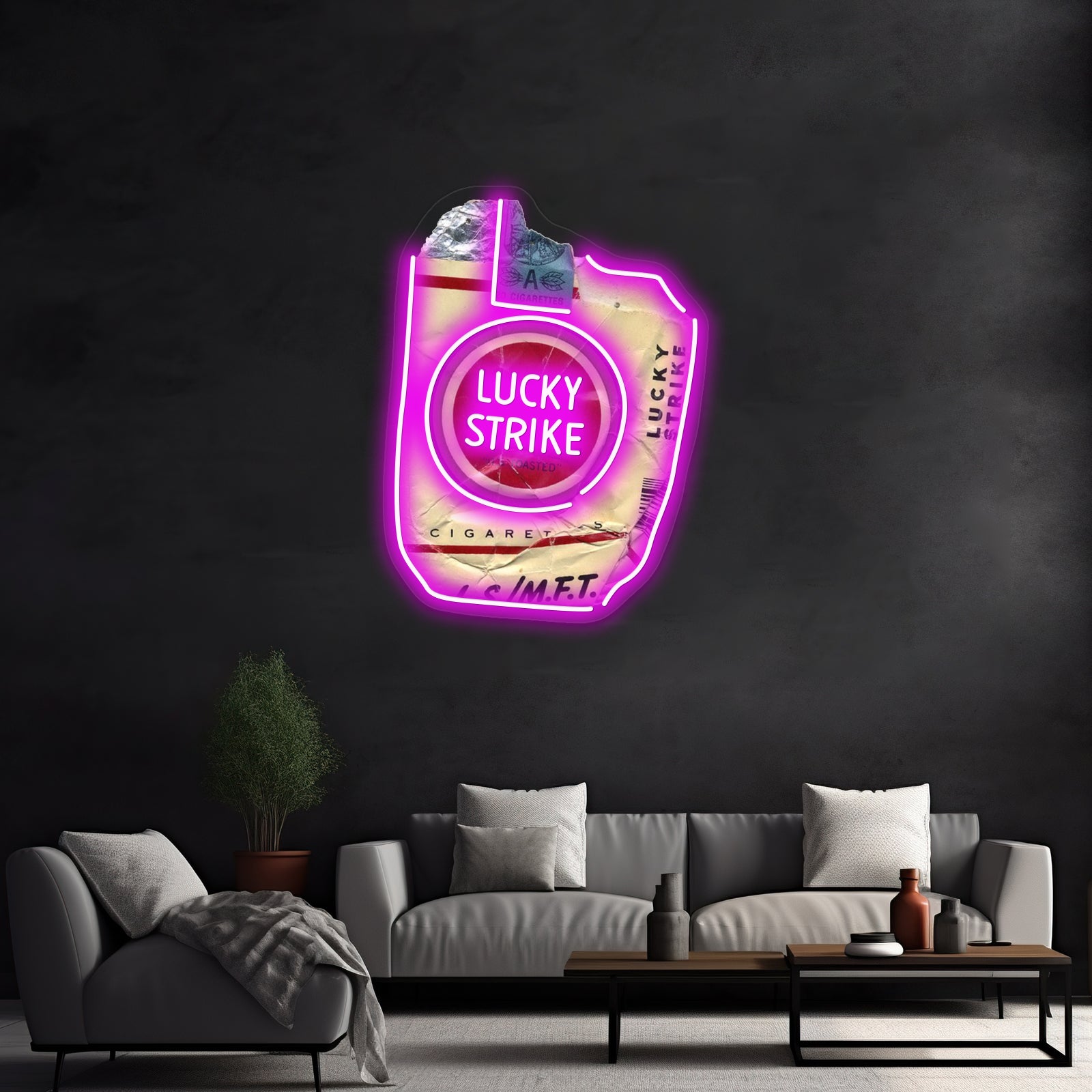 Luckies Lucky Strike Artwork Led Neon | Shineneon