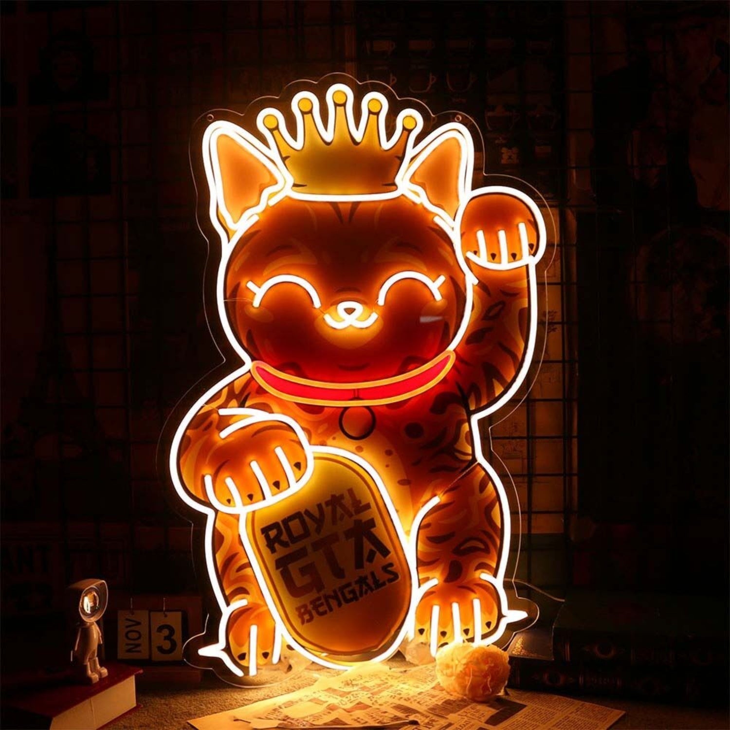 Lucky Cat Led Neon Sign - Shineneon