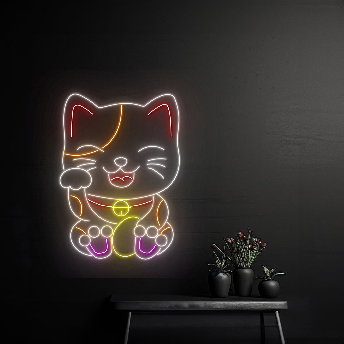 Lucky Cat Neon Sign