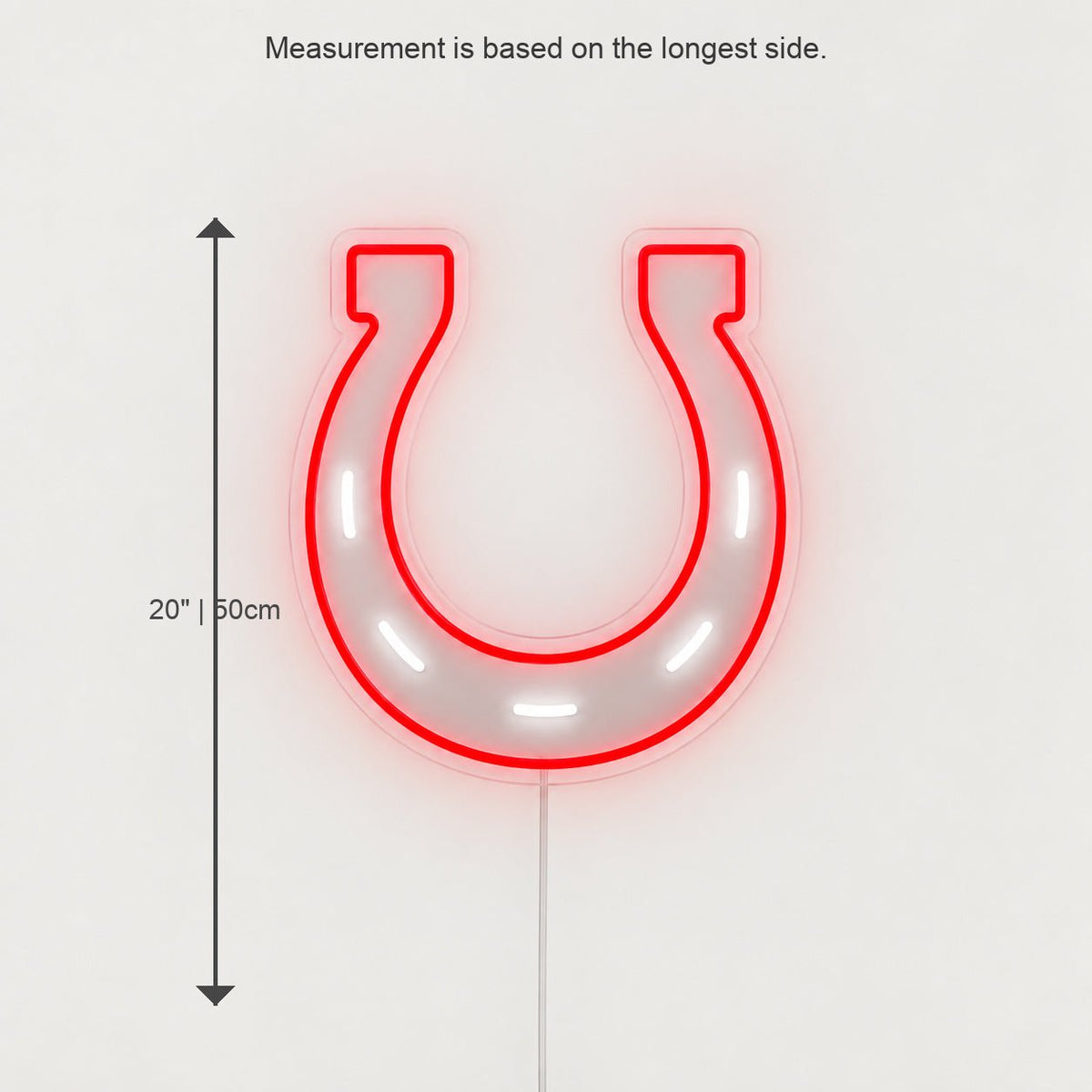 Lucky Horseshoe Rustic LED Neon Sign - Shineneon