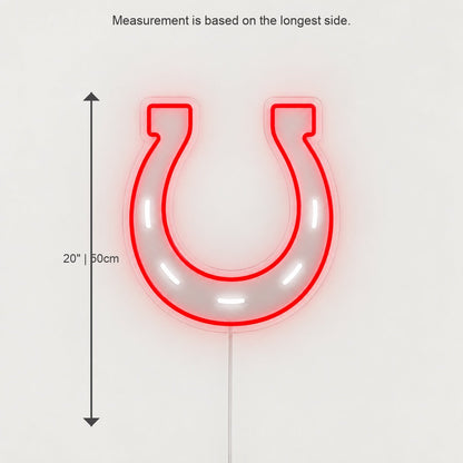 Lucky Horseshoe Rustic LED Neon Sign - Shineneon