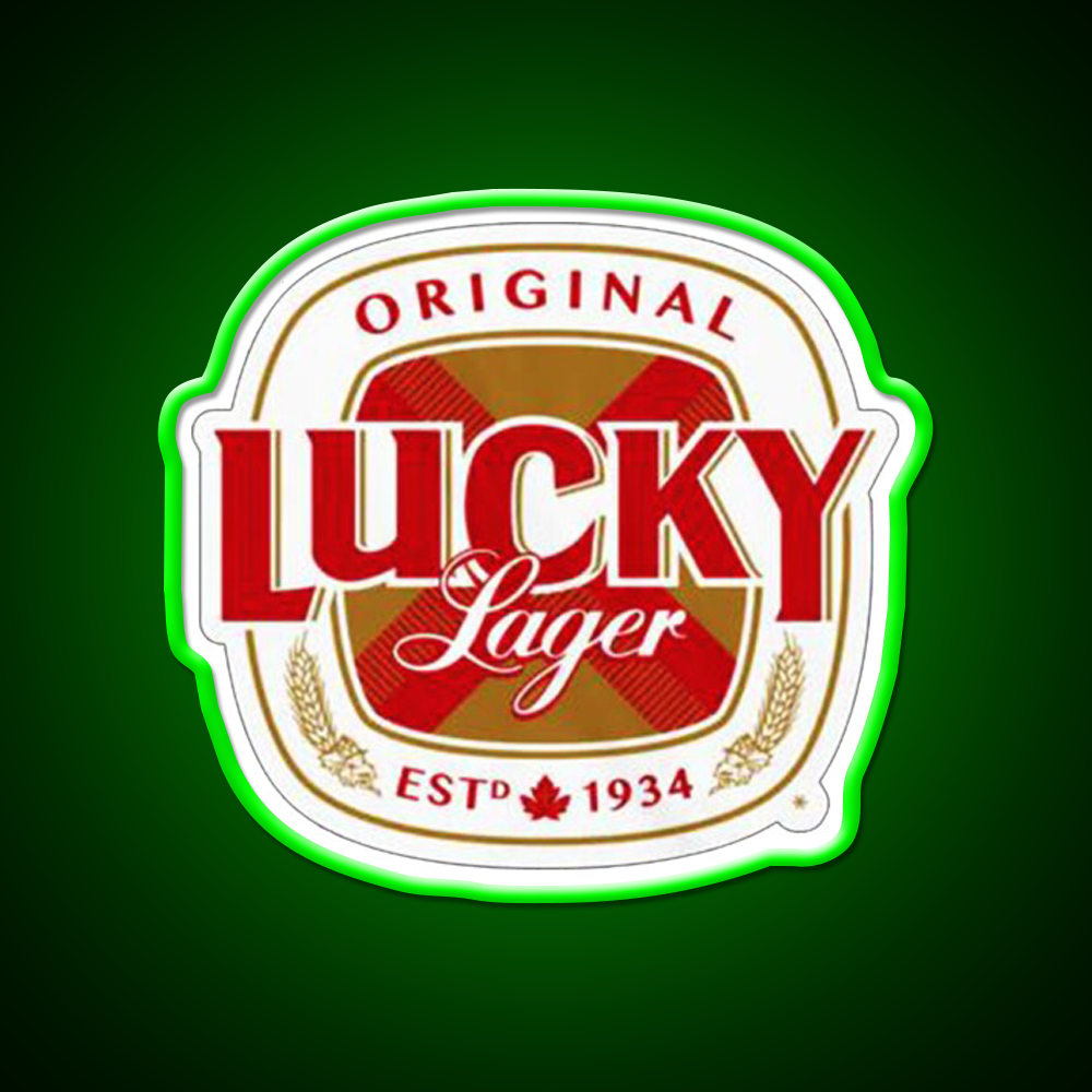 Lucky Lager San Francisco Beer Logo Beer Bar Decor Led Neon Sign Rgb Color - LED neon sign view 8