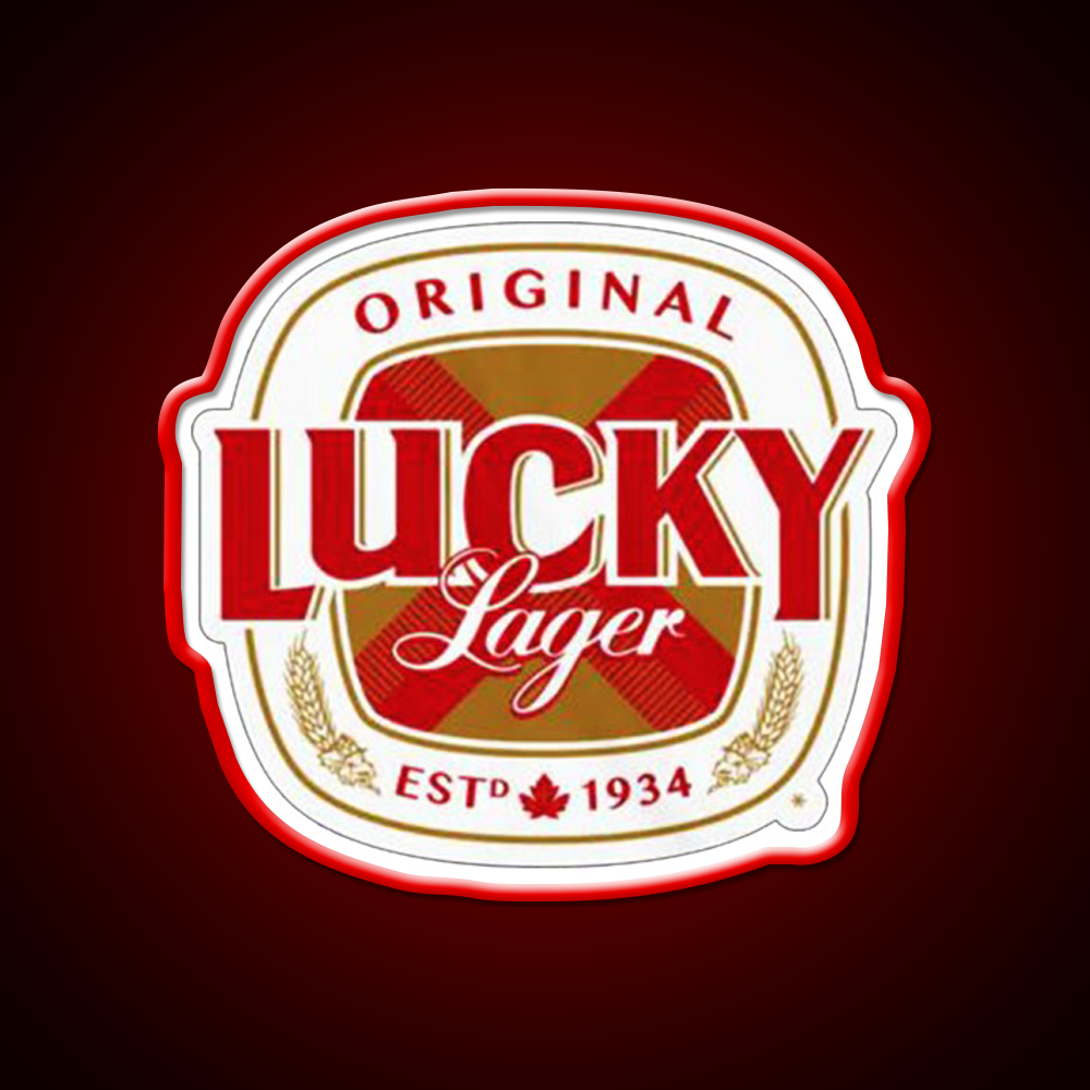 Lucky Lager San Francisco Beer Logo Beer Bar Decor Led Neon Sign Rgb Color - LED neon sign view 10