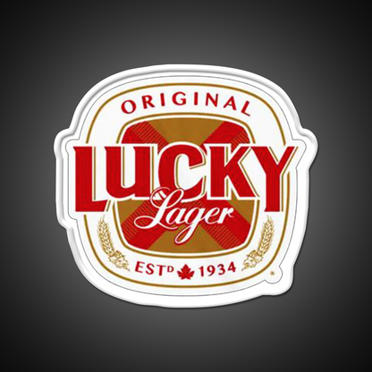 Lucky Lager San Francisco Beer Logo Beer Bar Decor Led Neon Sign Rgb Color - LED neon sign view 11