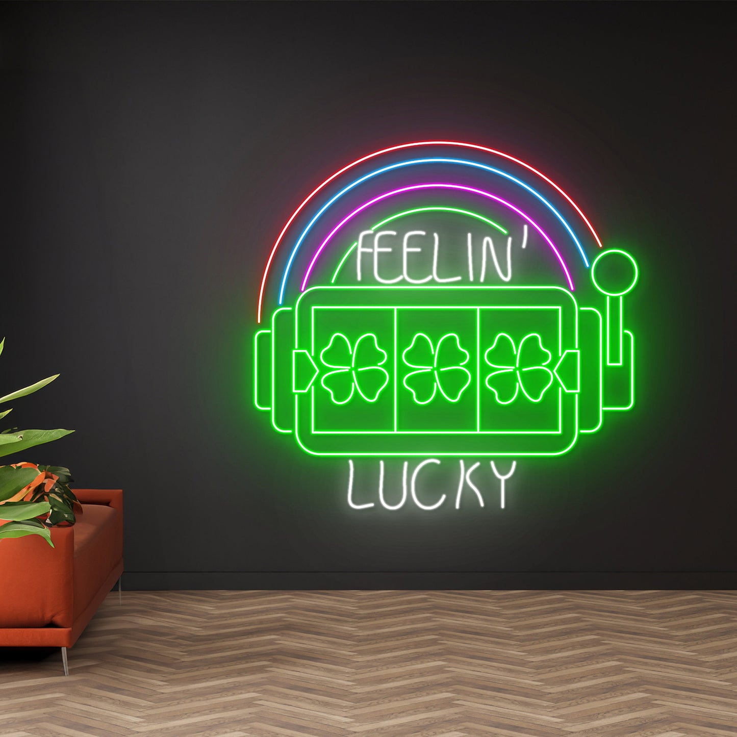 Lucky Machine Neon Sign