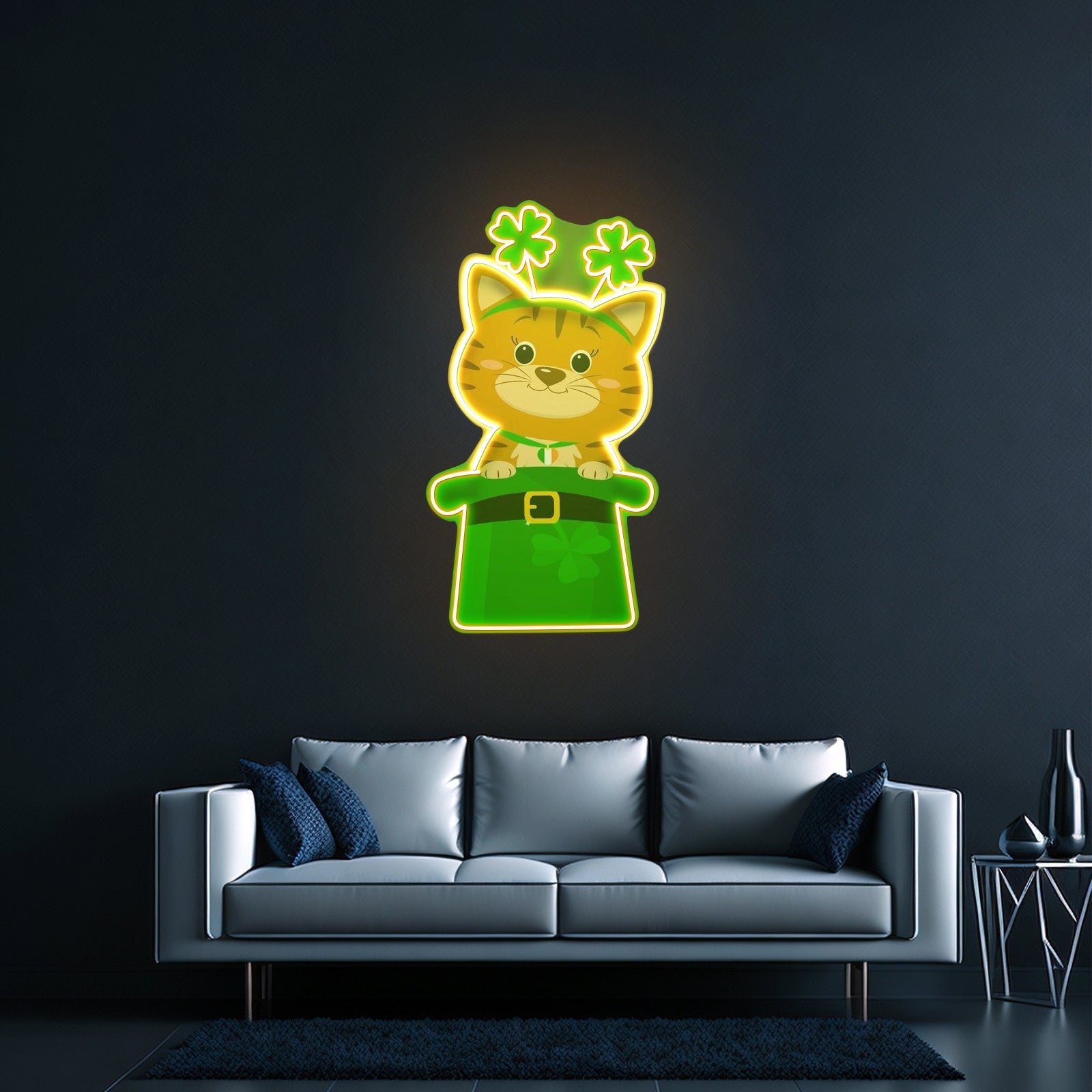 Lucky Mixing Pattern Saint Patrick Day Led Neon Signs - Shineneon