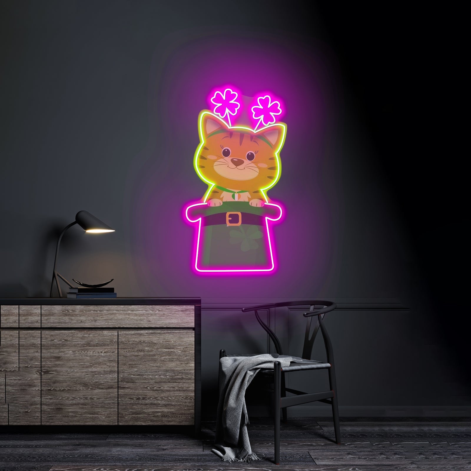 Lucky Mixing Pattern Saint Patrick Day Led Neon Signs - Shineneon