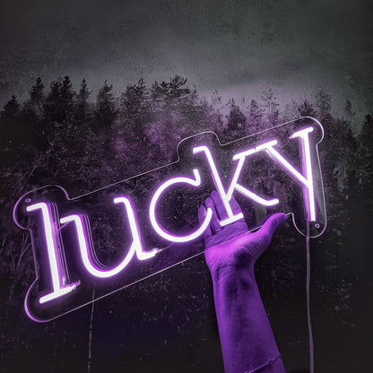 Lucky Neon Sign Fortunate Charms Illuminated | Shineneon