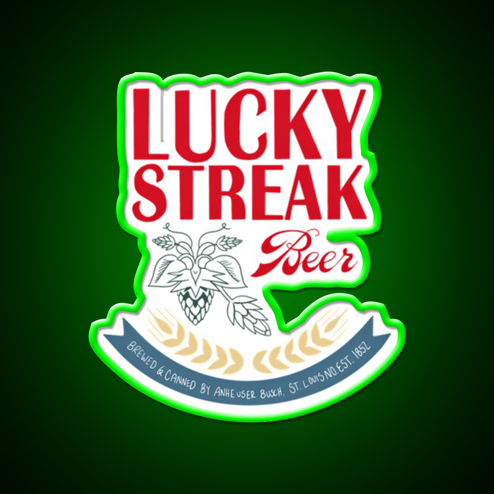 Lucky Streak Beer Bar Decor Led Neon Sign Rgb Color - LED neon sign view 8