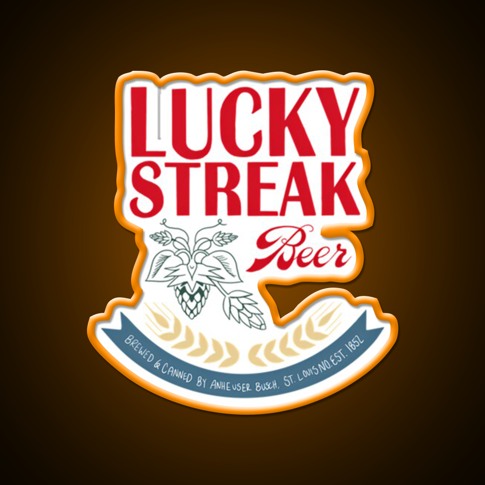 Lucky Streak Beer Bar Decor Led Neon Sign Rgb Color - LED neon sign view 6