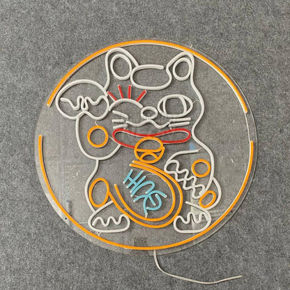 Lucy Cat Led Neon Sign Wall Art | Shineneon