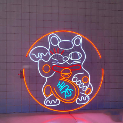 Lucy Cat Led Neon Sign Wall Art | Shineneon