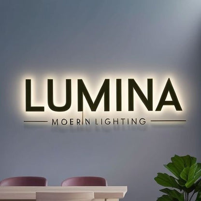 Lumina Lighting 3D Backlit Channel Letters Led Light Sign - Shineneon