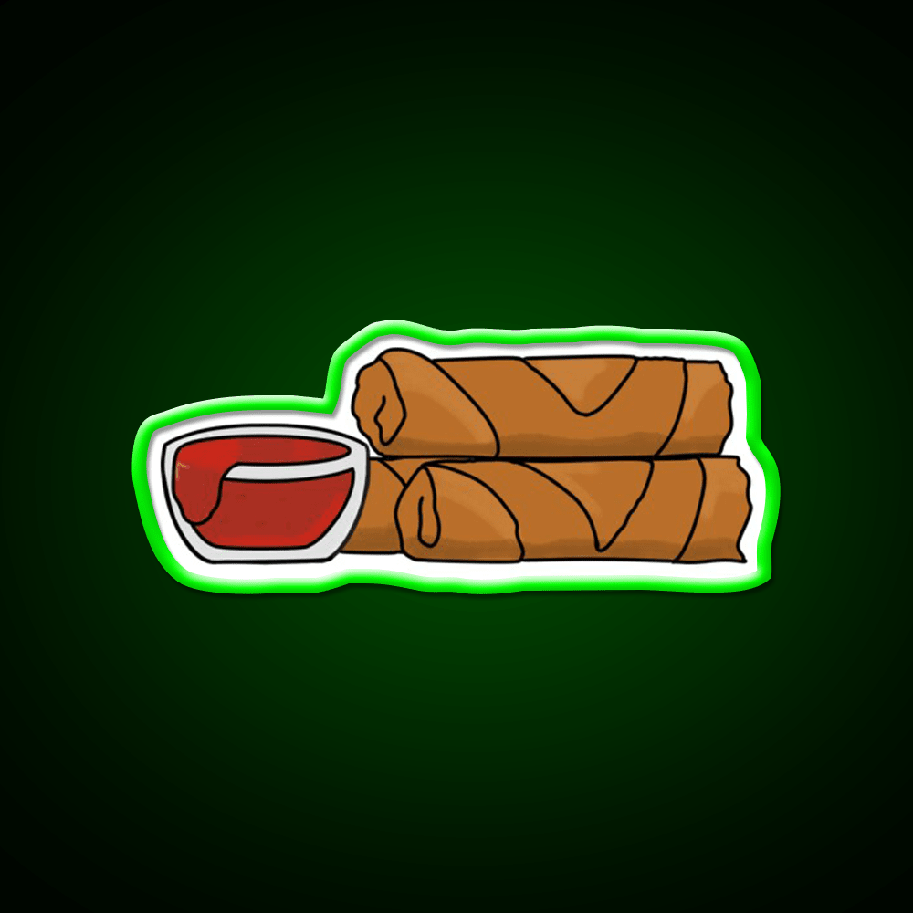 Lumpia Snack Food Led Neon Sign Rgb Color - Shineneon