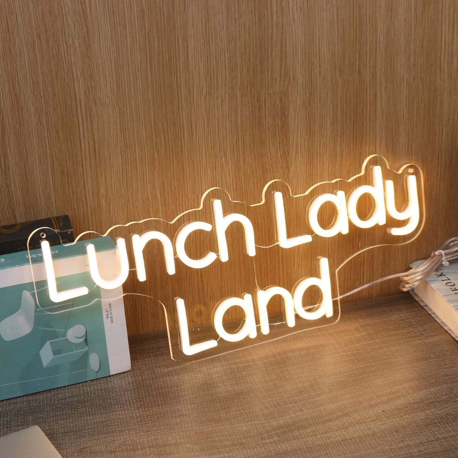 Lunch Lady Land Yellow Led Neon Sign | Shineneon