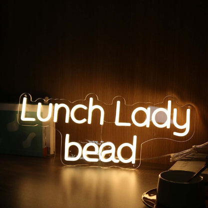 Lunch Lady Land Yellow Led Neon Sign | Shineneon