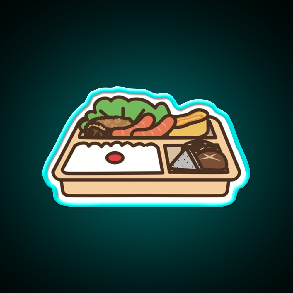 Lunch Tray Led Neon Sign Chinese Food Rgb Color