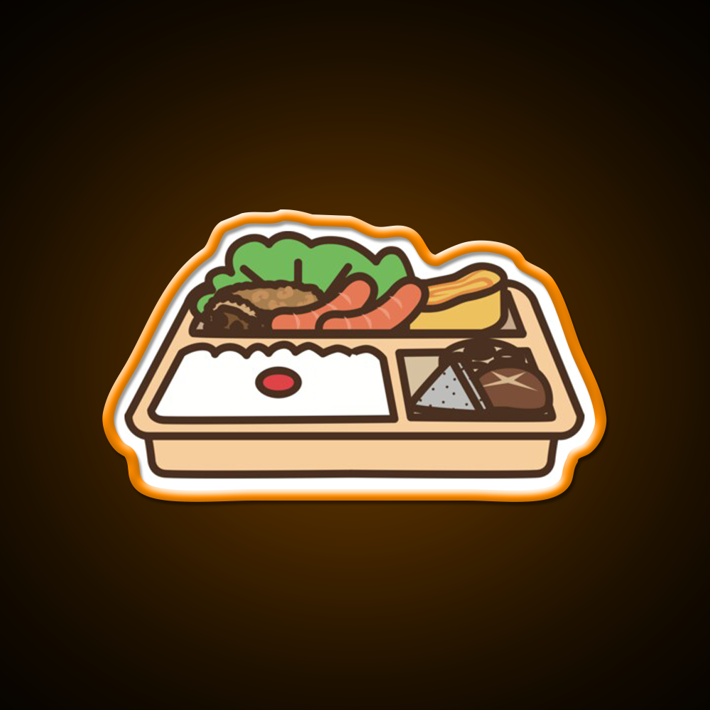 Lunch Tray Led Neon Sign Chinese Food Rgb Color