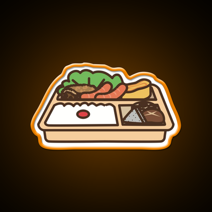 Lunch Tray Led Neon Sign Chinese Food Rgb Color