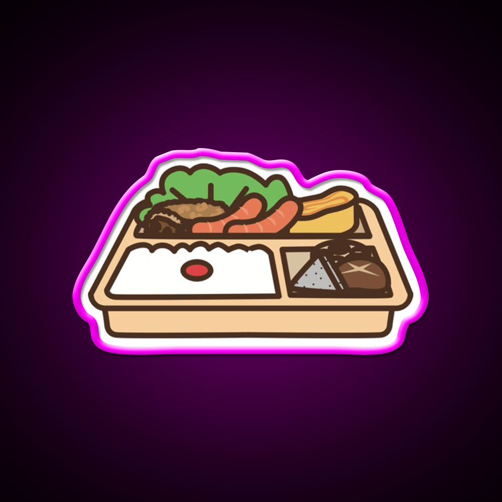 Lunch Tray Led Neon Sign Chinese Food Rgb Color - Shineneon