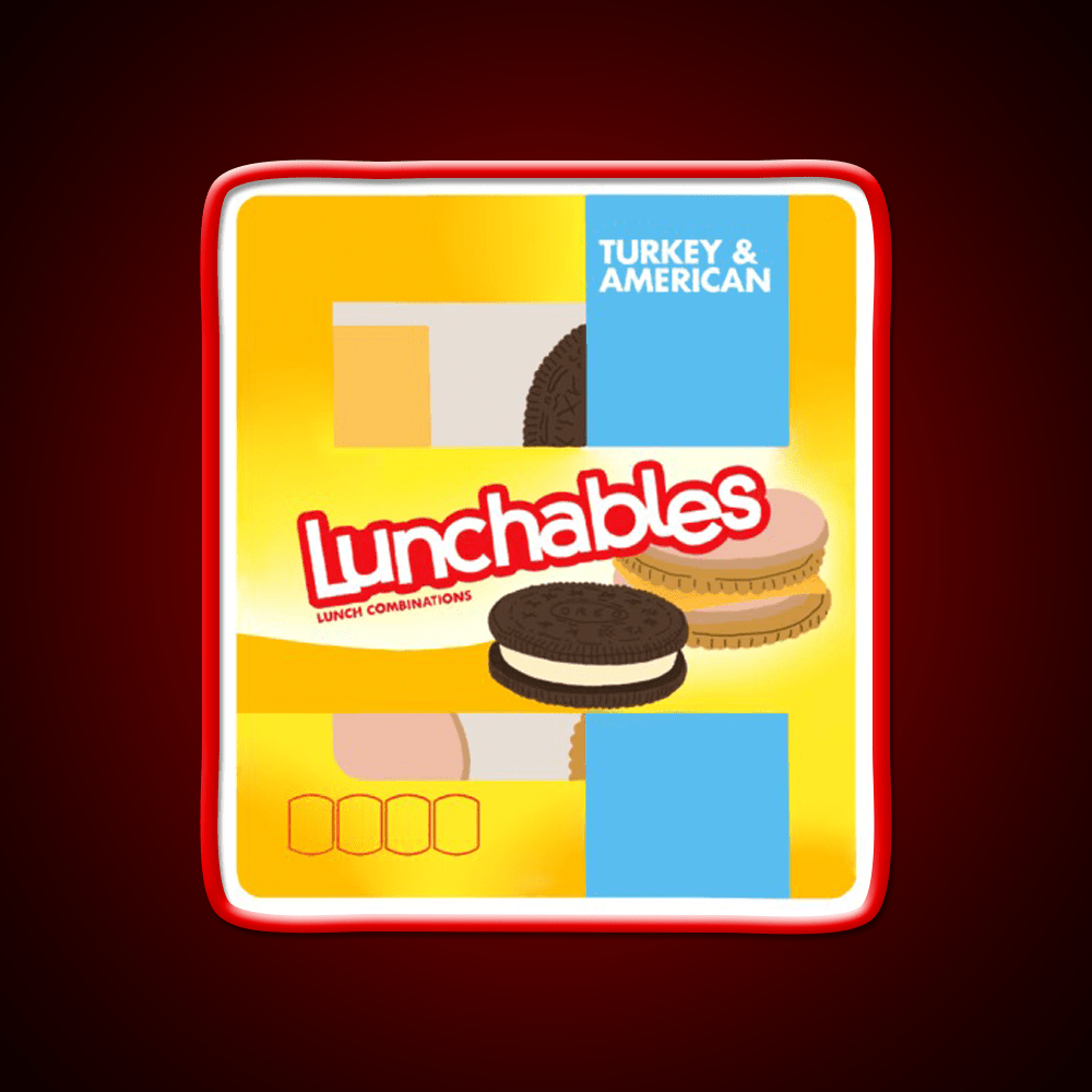 Lunchables Snack Food Led Neon Sign Rgb Color - Shineneon