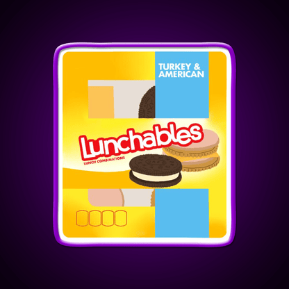 Lunchables Snack Food Led Neon Sign Rgb Color - Shineneon