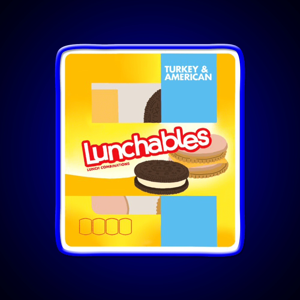 Lunchables Snack Food Led Neon Sign Rgb Color - Shineneon