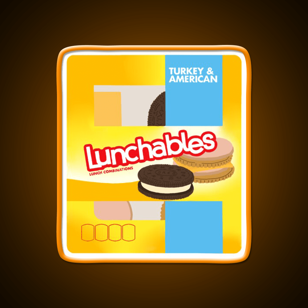 Lunchables Snack Food Led Neon Sign Rgb Color - Shineneon