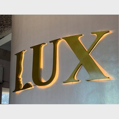 Lux 3D Backlit Channel Letters Led Light Sign - Shineneon