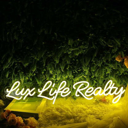 Lux Like Realty Yellow Led Neon Sign - Shineneon