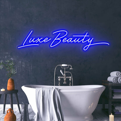 Luxe Beauty Illuminate Beauty And Sophistication With Neon | Shineneon