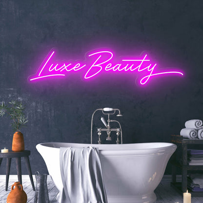Luxe Beauty Illuminate Beauty And Sophistication With Neon | Shineneon
