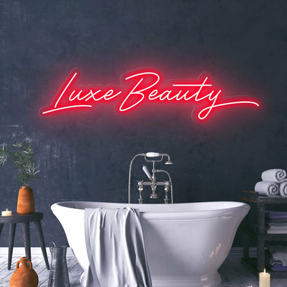 Luxe Beauty Illuminate Beauty And Sophistication With Neon | Shineneon