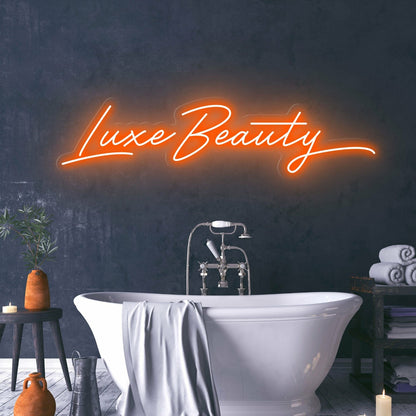 Luxe Beauty Illuminate Beauty And Sophistication With Neon | Shineneon