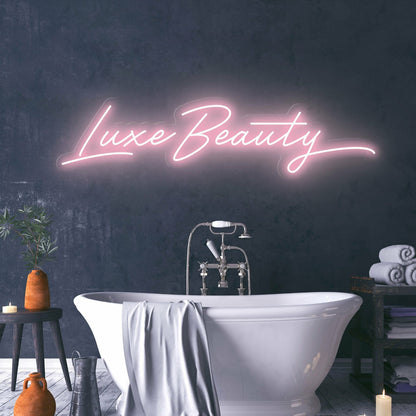 Luxe Beauty Illuminate Beauty And Sophistication With Neon | Shineneon