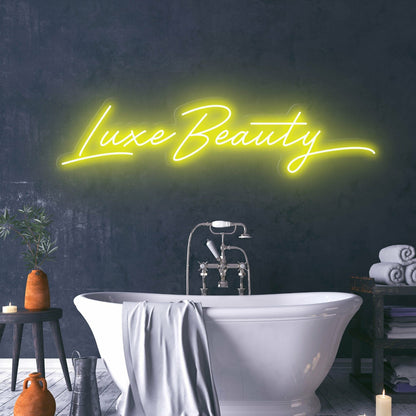 Luxe Beauty Illuminate Beauty And Sophistication With Neon | Shineneon