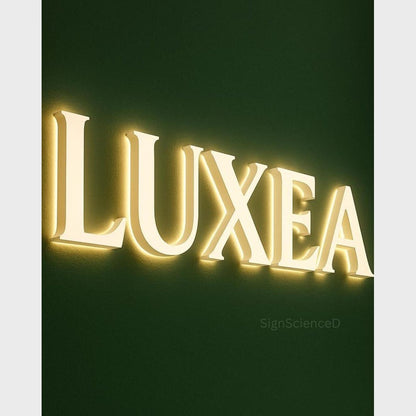 Luxea 3D Frontlit Channel Letters Led Light Sign