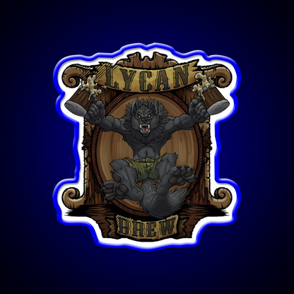 Lycan Brew Beer Bar Decor Led Neon Sign Rgb Color