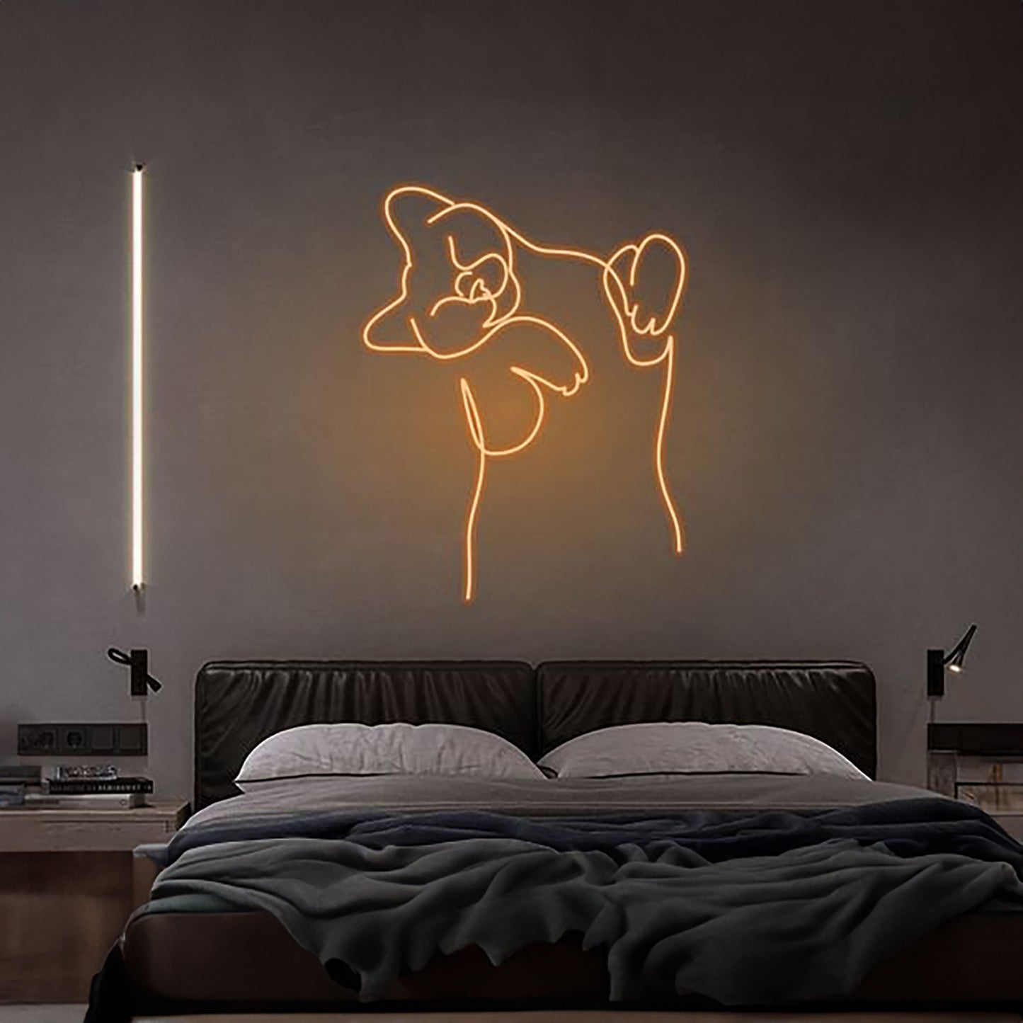 Lying Cat Led Sign