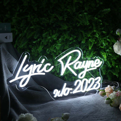 Lyric Rayne 2023 White Led Neon Sign - Shineneon