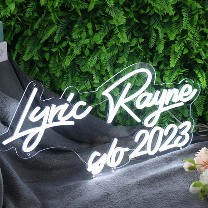 Lyric Rayne 2023 White Led Neon Sign - Shineneon