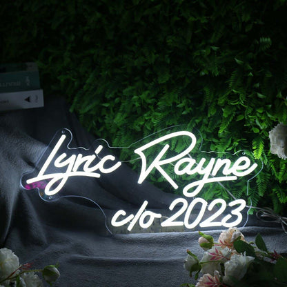 Lyric Rayne 2023 White Led Neon Sign - Shineneon